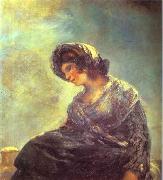 Francisco Jose de Goya The Milkmaid of Bordeaux. Spain oil painting artist